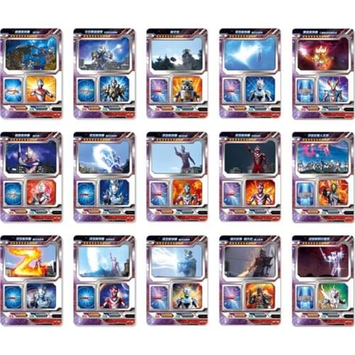 BANDAI Zeta Tiga Orb Leo Zero Ultraman Card 3D Stereo TV Card Stars Out of Print Transparent Card Collection Toys