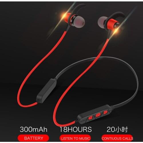 Magic Music wireless bluetooth earphones neckband waterproof sport stereo headphones with Mic for phone
