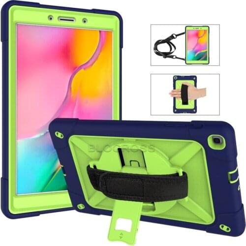 For Samsung Galaxy Tab A 8.0 Case 2019 Heavy Duty Shockproof Funda Stand Case for Galaxy SM-T290 SM-T295 SM-T297 with Kickstand