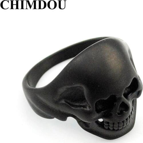 CHIMDOU Punk Rings For Men
