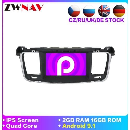 DSP Android 9.1 Car DVD player GPS navigation radio Stereo For PEUGEOT 508 2011 2012 2013-2017 head unit auto radio multimedia