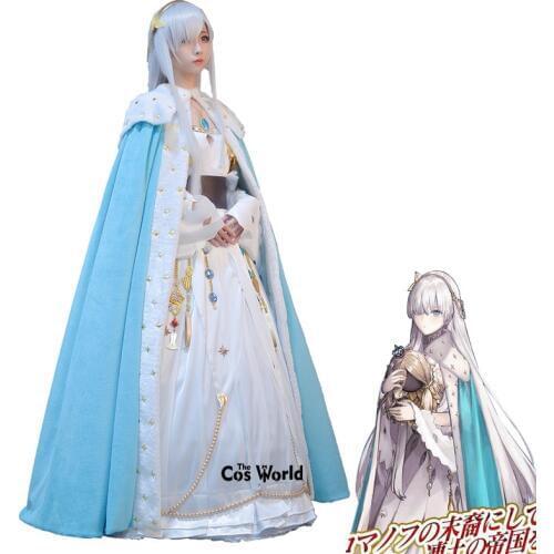 FGO Fate Grand Order Archduchess Anastasia Tee Dress Uniform Outfit Anime Cosplay Costumes