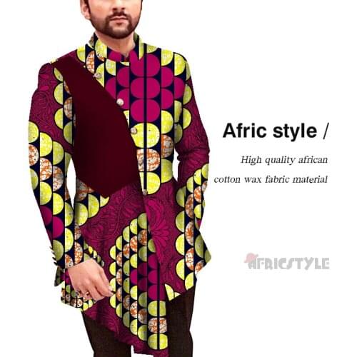 Fashion Men African Style Print Men Suit Jackets Festive Blazers Customized African Mans Blazers Africa Mens clothes wyn1035