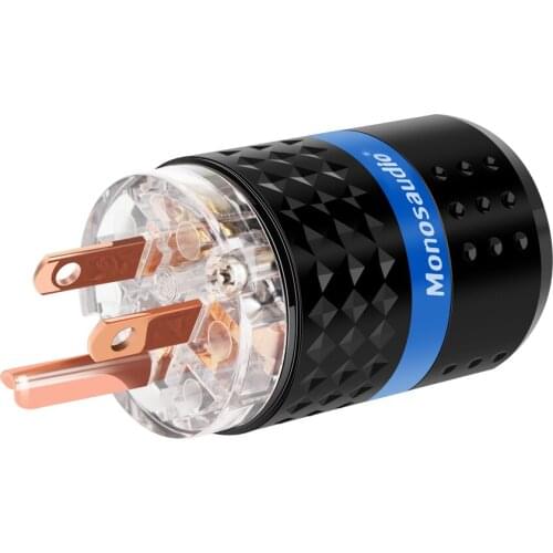 Monosaudio M103/F103 99.998% 99.998% Pure Copper US version Power Plug Audio Power Connector IEC320 C13 connector Plug
