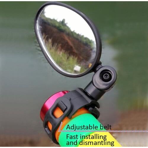 360 Degree Rotation Bicycle Adjustable Rearview Mirror Rearview Handlebar Mirrors Handlebar Back Eye Cycling Rear View Mirrors