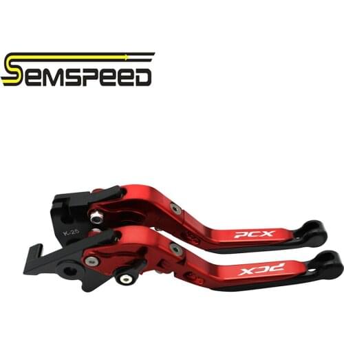 SEMSPEED For Honda PCX 125 PCX125 PCX150 PCX 150 PCX 160 2021 Motorcycle Accessories Extendable Folding Brake Clutch Levers