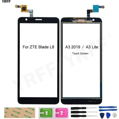 Touch Screens For ZTE Blade L8 / A3 Lite / A3 2019 Touch Digitizer Panel Lens Sensor Phone Repair Parts