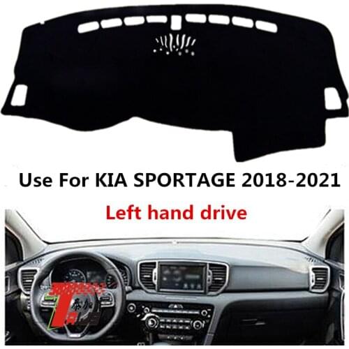 TAIJS Factory Casual Simple Dust resistant Polyester Fibre Car Dashboard Cover For KIA SPORTAGE 2018 2019 20 21 Left Hand drive