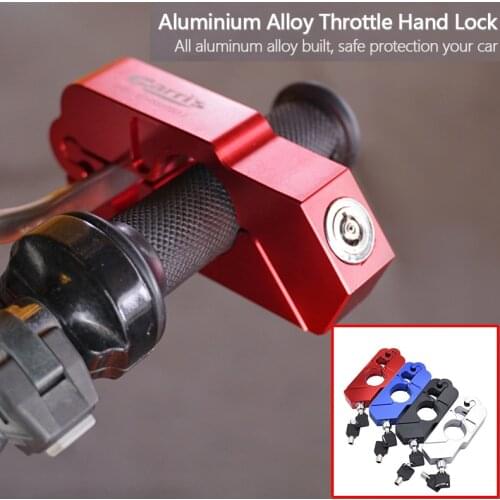 Universal Motorcycle Lock Scooter Motorbike ATV Handlebar Safety Lock Brake Throttle Grip Anti-Theft Protection Security Locks