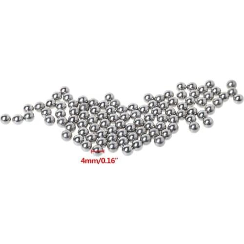 Y1UC 1 Bag Slingshot Steel Bead 4mm Beads Professional Catapult Outdoor Hunting Shooting Powerful 100pcs Supplies