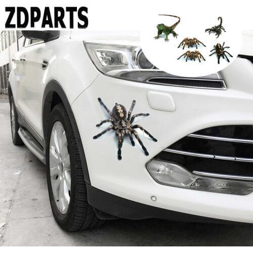 ZDPARTS 3D Car Spider Emblem Truck Motor Window Stickers For Opel Astra J G Insignia Vectra c Peugeot 307 206 308 407 207 3008