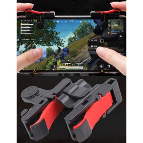 2Pcs PUBG Moible Phone Controller Gamepad Free Fire L1 R1 Trigger Game Pad Grip Joystick for iPhone Android Accessories With Box