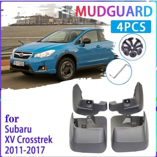 4 PCS Car Mud Flaps for Subaru XV Crosstrek 2011~2017 2012 2013 2016 Mudguard Splash Guards Fender Mudflaps Auto Accessories