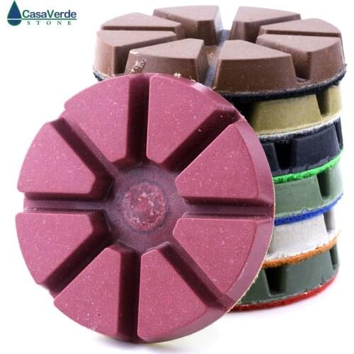 Free shipping diamond floor polishing pads 3 inch wet polishing for granite concrete marble floor