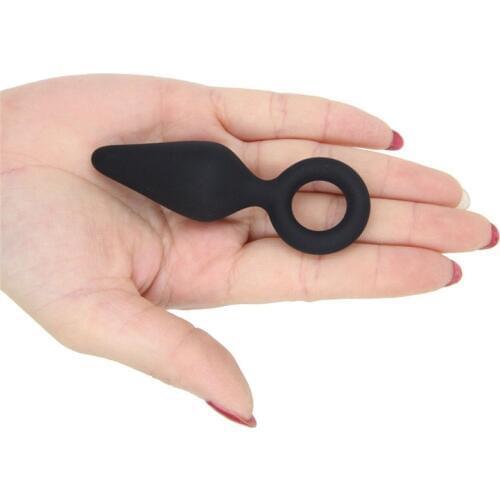 Anal Plug For Beginner Black Waterproof Silicone Prostate Massager Butt Plug Anal Sex Toys For Adult Men Women Gay Anus Massage