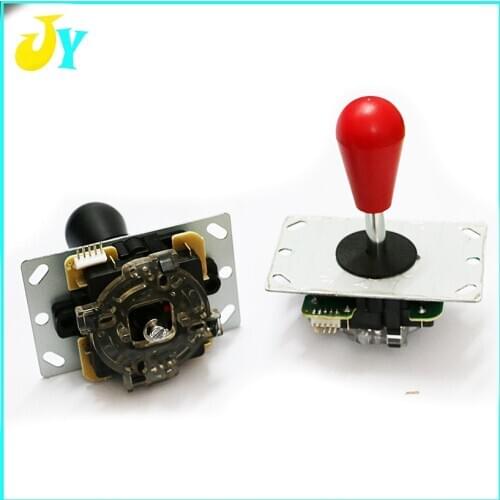 Copy sanwa joystick 4way 8way Arcade joystick + Shaft Extender + Oval top ball for Diy game parts