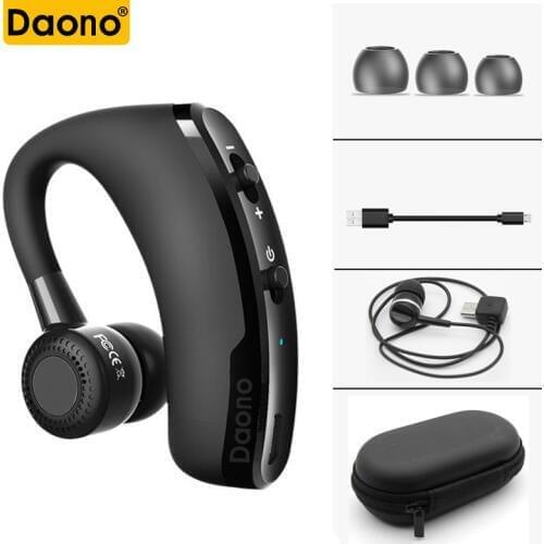 Handsfree Business V9 Bluetooth Headphone With Mic Voice Control Wireless Earphone Bluetooth Headset For Drive Noise Cancelling