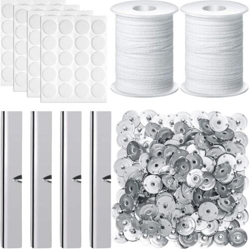 BMBY-DIY Candle Making Kit,Candle Wicks,Candle Centering Tool,Candle Wick Sticker for Candle Craft Making