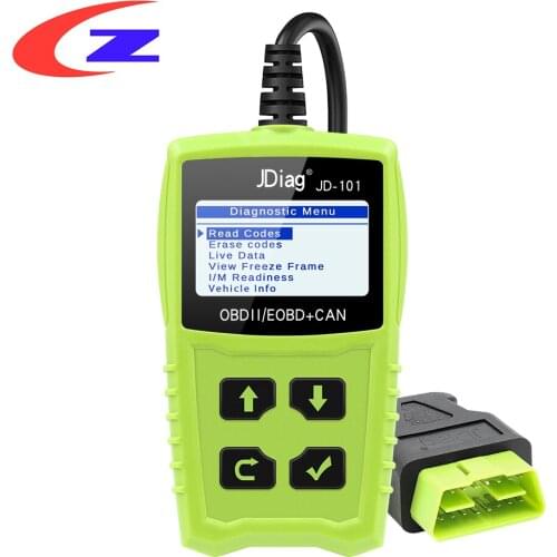 JDiag JD101 OBD 2 OBD2 Scanner Code Readers OBD Car Diagnostic Auto ODB2 Code Reader OBD Scanner PK CR3001 AD310 ELM327 V1.5