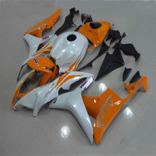 Dor-F5 07 08 CBR 600RR 2007 2008 injection cbr600rr ABS Orange black Fairings set+gifts Motorcycle Fairing kit for CBR600RR