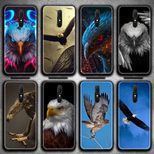 King Of Birds Eagle Hawk Phone Case For Oppo A5 A9 2020 Reno2 z Renoace 3pro A73S A71 F11