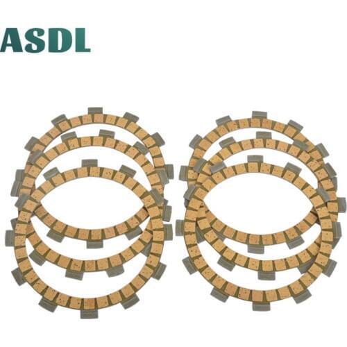 Motorcycle Engine Parts Clutch Friction Plates Kit For Yamaha YFM 250 Raptor WR 250 R WR 250 X TT 250 R YZ 125 4PE,4XM #d