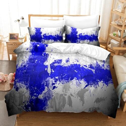 Finland Flag Bedding Set Single Twin Full Queen King Size Europe America Developed Country Bed Set Kid Bedroom Duvetcover Sets