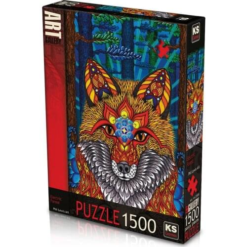 Ks Games Electric Forst Phil Lewis Art 1500 Piece Jigsaw Puzzle-Adhesive Gift-Educational Toys-Puzzle-Jigsaw