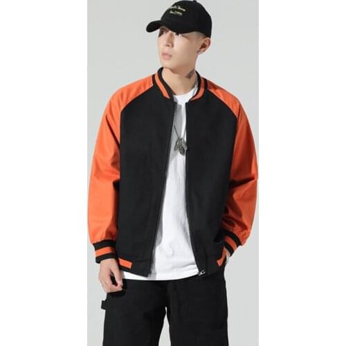 Men Patchwork Streetwear Bomber Jackets 2021 Spring Autumn Mens Korean Fashions Windbreaker Harajuku Hip Hop Jackets Coats