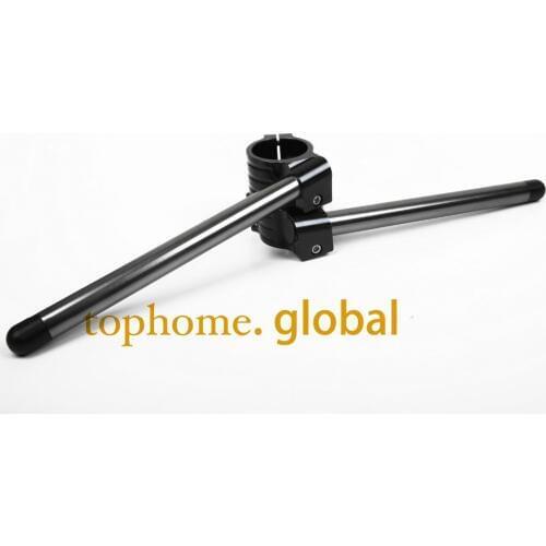 50mm Regular Clip Ons Motorcycle Handlebars Set For APRILIA RS 250 All Years New CNC Fork Handle Bars Black