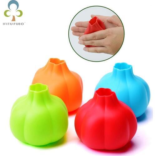New Creative Silicone Garlic Peeler Practical Utility Kitchen Gadget Garlic Stripper Tube Peeling Garlic Peeling WYQ