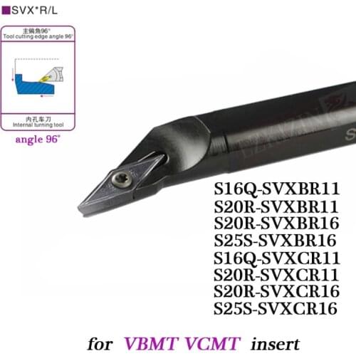 1pc CNC Cutter Tools S16Q S20R S25S SVXBR11 SVXBR16 SVXCR11 SVXCR16 Internal turning Tool Lathe Boring Bar SVXBR SVXBL Holder