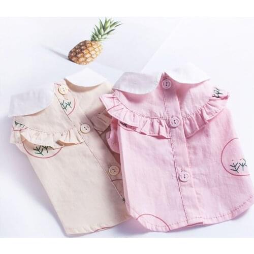 Spring Summer Pet Shirt Leisure Pets Dogs Clothing Chihuahua Pet Clothes Puppy Dog Costume Fashion Cat Dog Clothes Ropa Perro