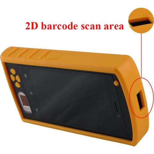PDF417 1D 2D Barcode Scanner National ID Card Reader Portable Biometric Android7.0 5inch Fingerprint Tablet for Verify Projects