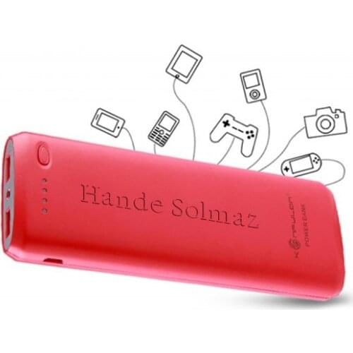 Personalized Konfulon 13200 mAh Power Bank Portable Charger/Y-1308-Red Powerbank