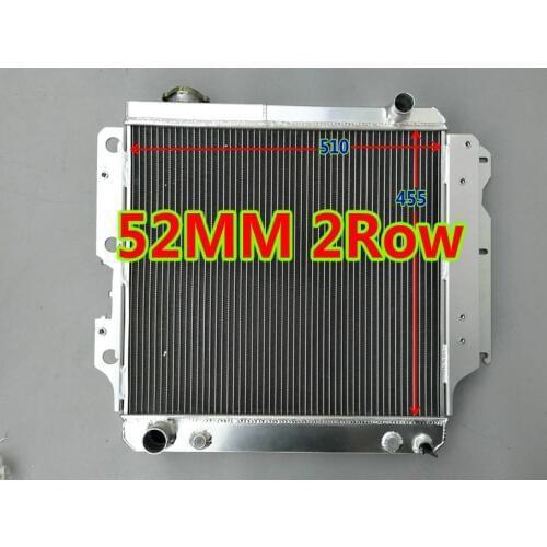3 ROW 52 mm ALUMINUM RACING RADIATOR for 1987-2006 Jeep Wrangler YJ/TJ 2.4L 2.5L 4.0L 4.2L L4/L6 AT/MT 87 88 95 96 97 05 06