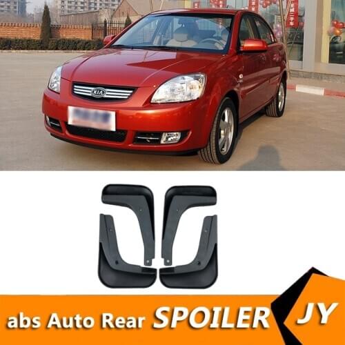 For Kia Rio 2006-2011 Mudflaps Splash Guards Front With color and rear Mud Flap Mudguards Fender Modified special
