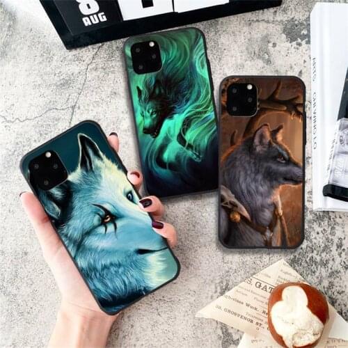 Wolf fantasy Phone Case for iPhone 11 12 Pro mini pro XS MAX 8 7 6 6S Plus X 5S SE 2020 XR