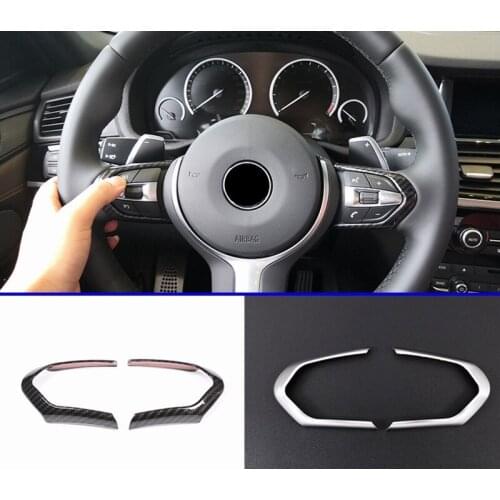 For BMW M-Sport F20 F22 F21 F30 F32 F33 F36 F06 F12 F13 X5 F15 X6 F16 Car Steering Wheel Decoration Frame Trim