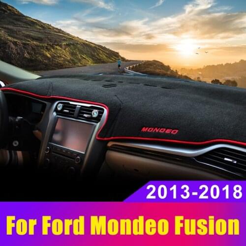 For Ford Mondeo 5 MK5 CE CD CF Fusion 2013 2014-2019 Car Dashboard Cover Mat Sun Shade Pad Instrument Panel Carpets Accessories