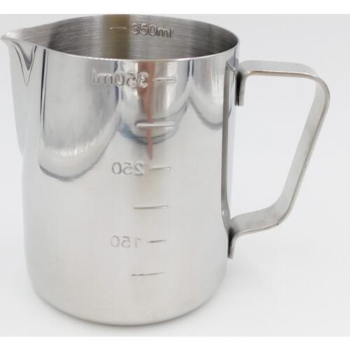 Practical Stainless Steel Espresso Coffee Pitcher Barista 350ml/600ml Kitchen Craft Scale Coffee Latte Milk Frothing Jug