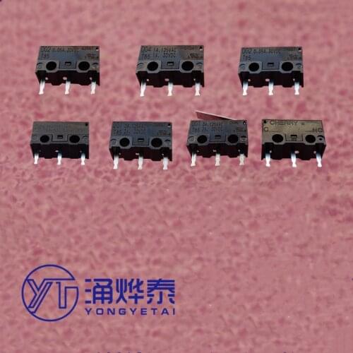 YYT 5pcs DG2 black dot mouse micro switch DG4 T85 DG1 DG2 gray dot button 10 million life