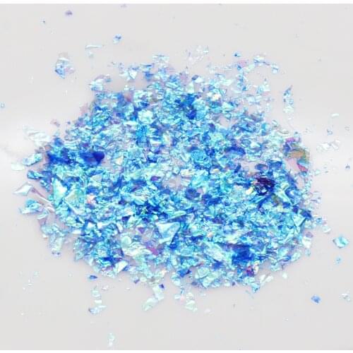 Models Symphony Irregular Broken Glass Nail Stickers Nail Aurora Platinum Paper Mirror Glass Paper For DIY Art Accessories Tool