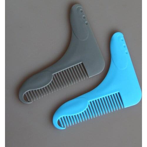 New Innovative Design Beard shape comb beard shape template combing tool beard brush comb second generation multifunction