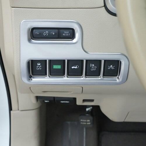 For nissan murano 2015-2021 Car ABS Head light Headlight Switch Button adjustment decoration cover accessories car styling