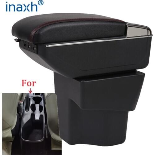 For KIA Rio 5 Armrest Rio 2015 2016 2017 2018 2019 parts dedicated Car Armrest box Storage box car accessories Interior USB