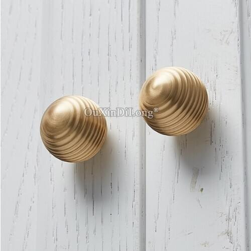 Luxury European 10PCS Solid Brass Cabinet Door Handles Cupboard Wardrobe Drawer Kitchen Wine Cabinet Pulls Handles & Knobs