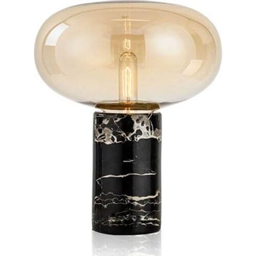Nordic Luxury Marble Glass Desk Light Modern Table Lamps Art Home Decor Living Room Study Bedroom Bedside Bar Lights Fixtures