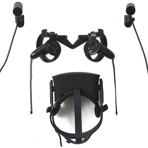 Retail Wall Hook Stand Mount for Oculus Rift Cv1 Vr Headset & Press & Sensor Wall Hook Stand for Vr Oculus Headset