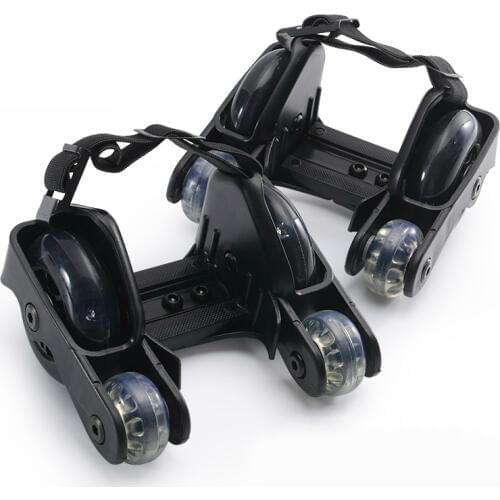 Flashing Roller Skate Shoes with 4 Wheels Pulley Lighted Flashing LED Wheels Heel Skate Rollers Skates Shoe Sports Children Gift